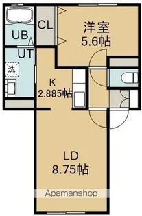 ウィルモア花園【2階】の間取り